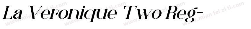 La Veronique Two Reg字体转换